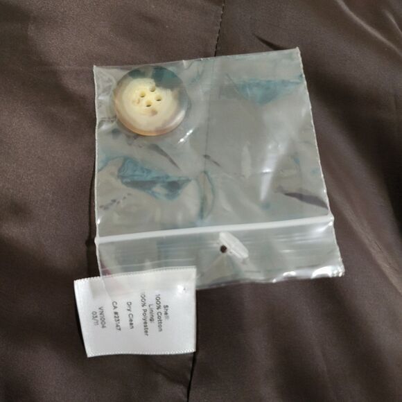 NWT $189 Talbots Womens Fuzzy Animal Print 3/4 Sleeve Jacket beige Brown Size 12 - Picture 7 of 7